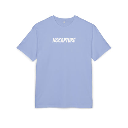 Unisex Heavy Oversize Tee - Front and Back Logo White v2