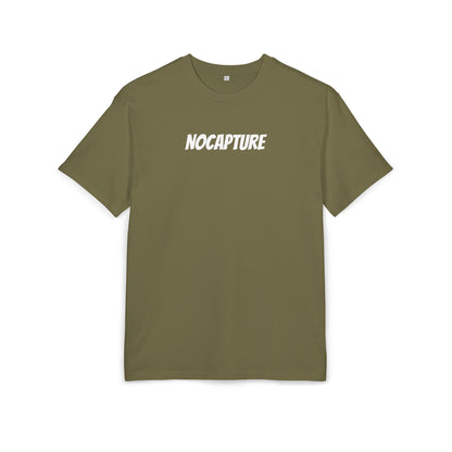 Unisex Heavy Oversize Tee - Front and Back Logo White v2
