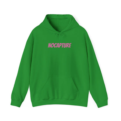 Unisex Heavy Blend™ Hooded Sweatshirt - Cozy Streetwear pink Logo front and back