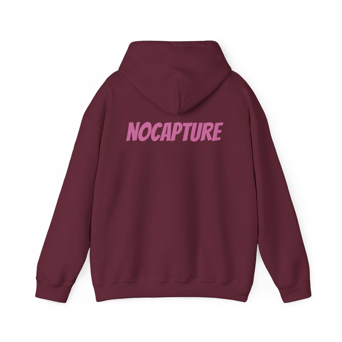 Unisex Heavy Blend™ Hooded Sweatshirt - Cozy Streetwear pink Logo front and back