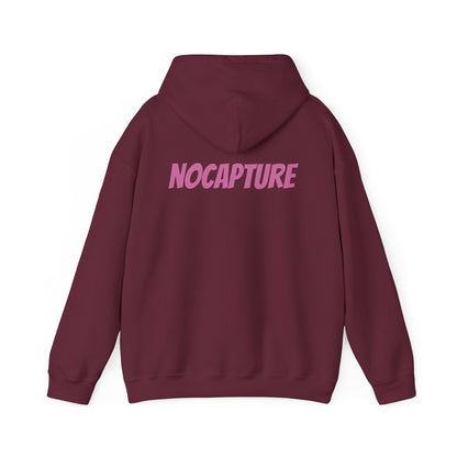 Unisex Heavy Blend™ Hooded Sweatshirt - Cozy Streetwear pink Logo front and back