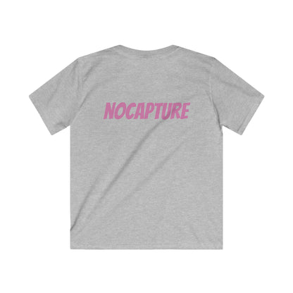Graphic Tee - Stylish & Comfortable Softstyle Shirt for Playtime Baby Pink Front And Back Logo